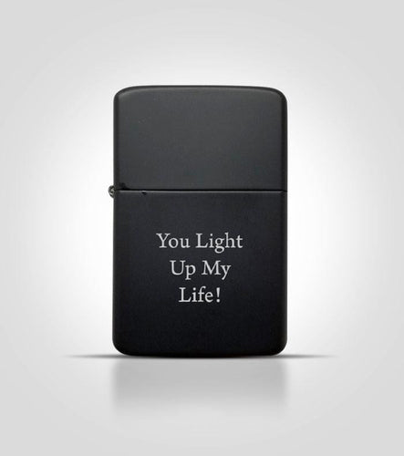 Black Flip Top Lighter - Kustom Products Inc