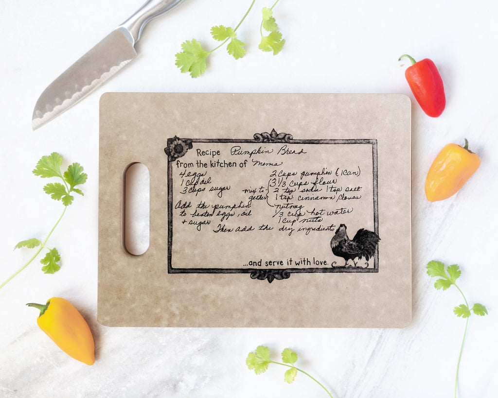 Eco-Friendly Recipe Cutting Board | Large