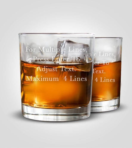 Rocks Glasses | Your Text Here - Kustom Products Inc
