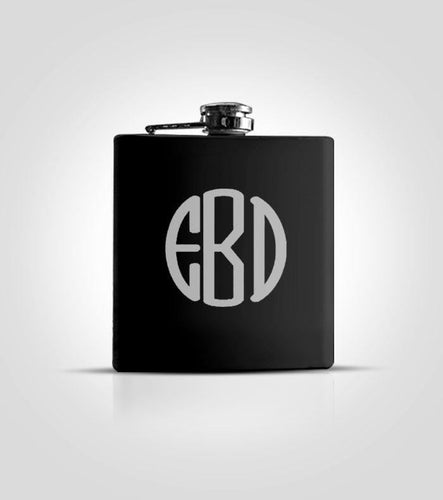 Single Black Flask | Style #3 - Kustom Products Inc
