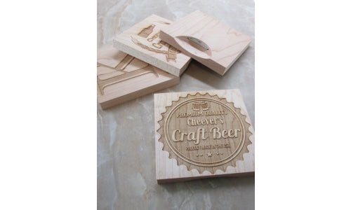 Wood Bottle Opener Coasters: Personalized For You!