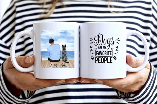 Personalized Mug - Animals with background