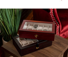 Load image into Gallery viewer, 12 Piece Cherry Wood Watch Box | Style 2 - Kustom Products Inc