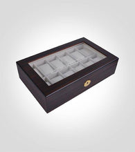 Load image into Gallery viewer, 12 Piece Ebony Wood Watch Box | Custom Image - Kustom Products Inc