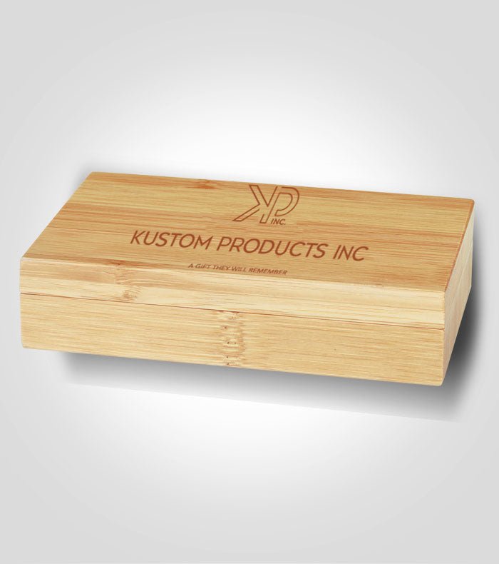 2pc. Bamboo Wine Tool Set | Add Custom Image