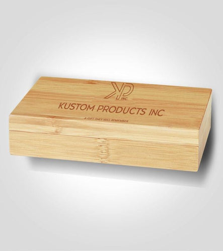 4pc. Bamboo Wine Tool Set | Add Custom Image - Kustom Products Inc