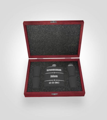 Black Flask Set | A5 - Kustom Products Inc
