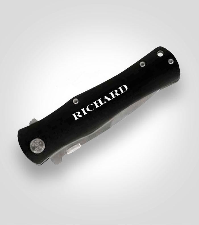 Black Folding Pocket Knife
