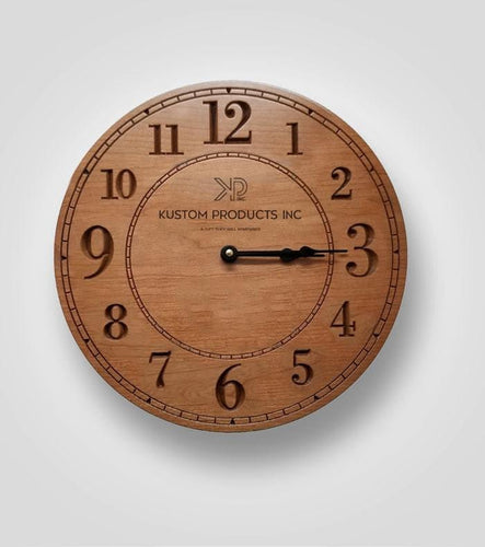 Clock with Numbers | Custom Image - Kustom Products Inc