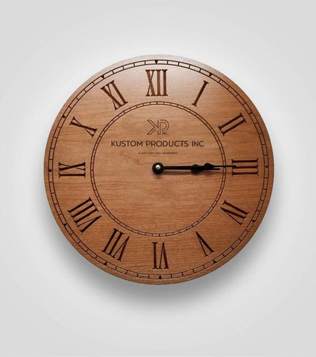 Clock with Roman Numerals | Custom Image - Kustom Products Inc