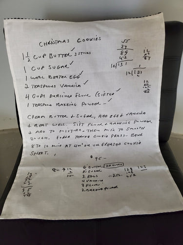 Custom Handwritten Recipe | Dish Towel - Kustom Products Inc