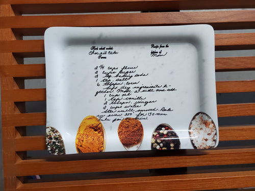 Custom Handwritten Recipe | Serving Tray - Kustom Products Inc