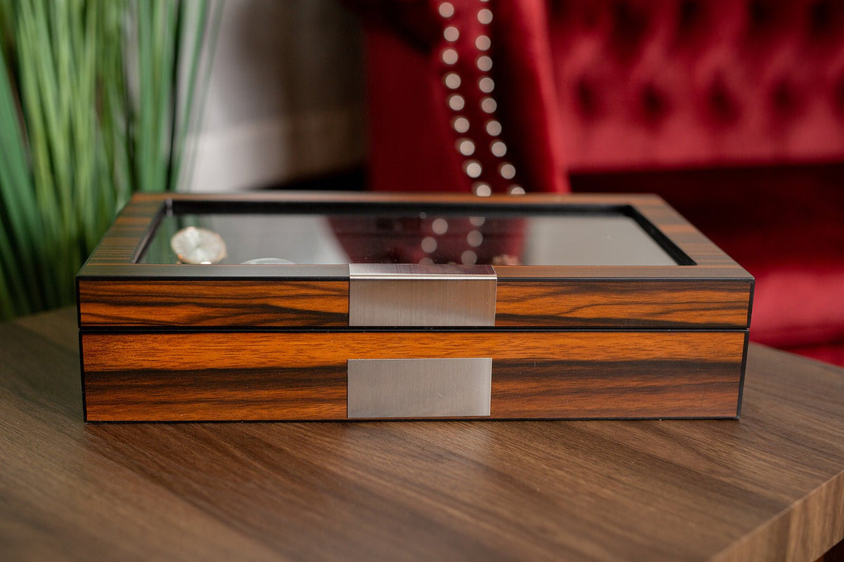 Ebony Sunglass Watch Box | Style 1