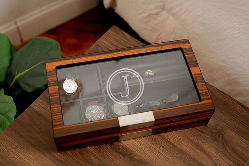 Ebony Sunglass Watch Box | Style 7 - Kustom Products Inc