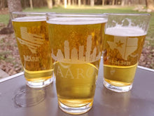 Load image into Gallery viewer, Engraved City Scape Glasses - Kustom Products Inc