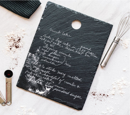 Hanging Slate Recipe Board - Kustom Products Inc