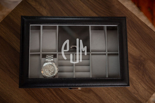 Leather Jewelry Storage Box | Style 3 - Kustom Products Inc
