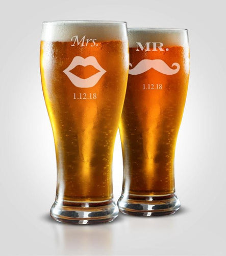 Pilsner Glass Set | G1 - Kustom Products Inc