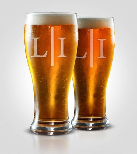 Pilsner Glasses Set | Style 2 - Kustom Products Inc