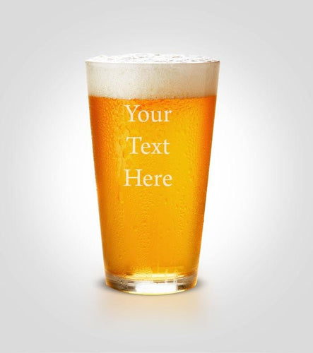 Pint Glasses Set | Add Your Text Here - Kustom Products Inc