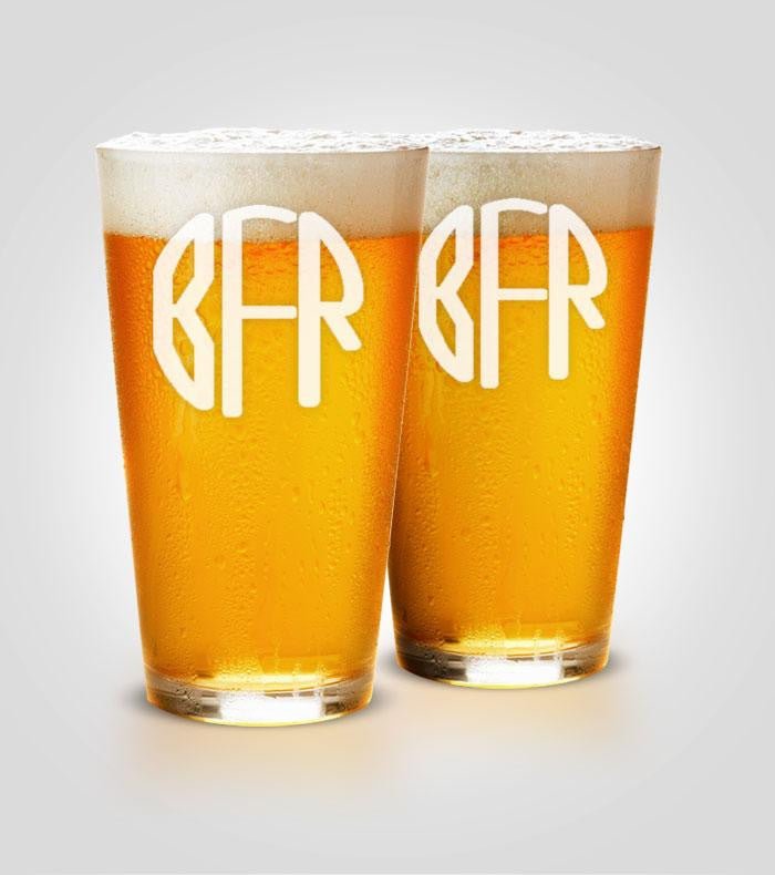 Pint Glasses Set | Style 3