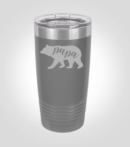 Polar 20oz. Tumbler | Papa Bear - Kustom Products Inc