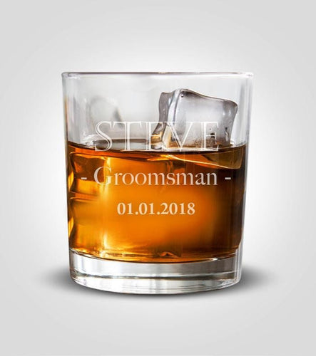 Rocks Glass | Groomsman - Kustom Products Inc