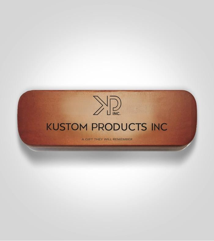 Rosewood Pen Case with Pens | Custom Image