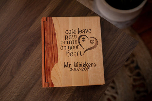 Rosewood Photo Album | Cat Paws - Kustom Products Inc