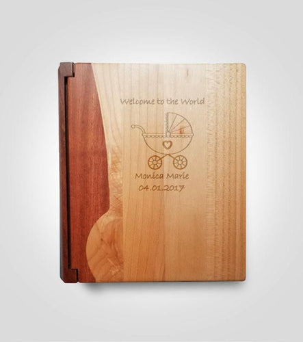 Rosewood Photo Album | New Baby - Kustom Products Inc