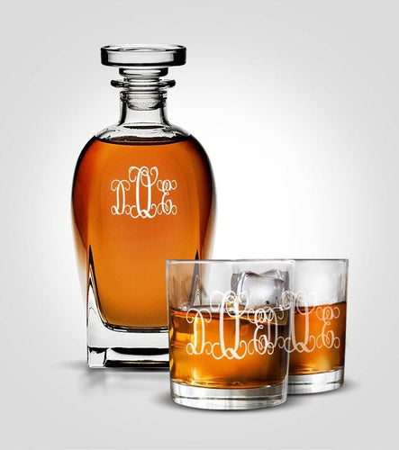 Round Decanter Set | S1 - Kustom Products Inc