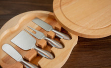 Load image into Gallery viewer, Round Maple Cheese Board | Style 3 - Kustom Products Inc