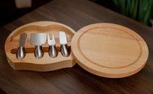 Load image into Gallery viewer, Round Maple Cheese Board | Style 3 - Kustom Products Inc