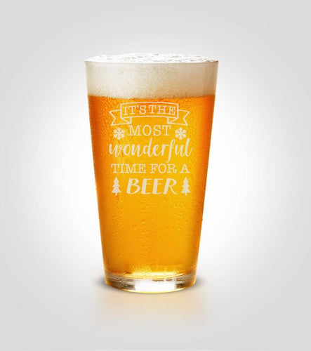 Single Pint Glass | Holidays - Kustom Products Inc