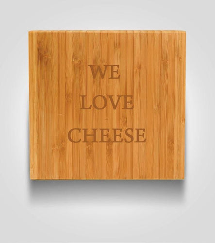 Square Cheese Board | Custom Text - Kustom Products Inc