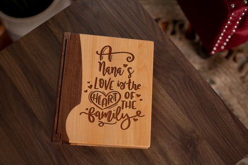 Walnut Photo Album | Grandma - Kustom Products Inc