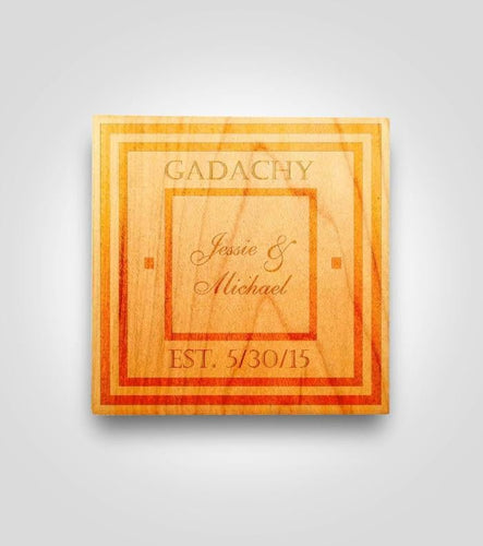 Wood Coaster Set | A3 - Kustom Products Inc