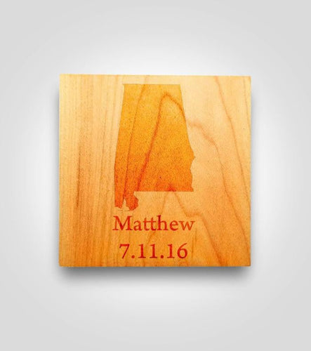 Wood Coaster Set | A8 - Kustom Products Inc