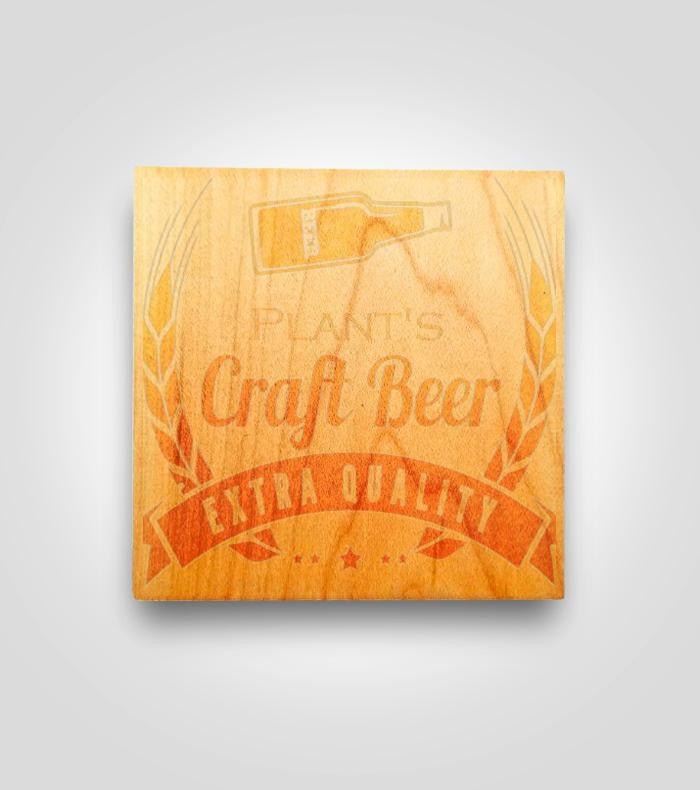 Wood Coaster Set | B6